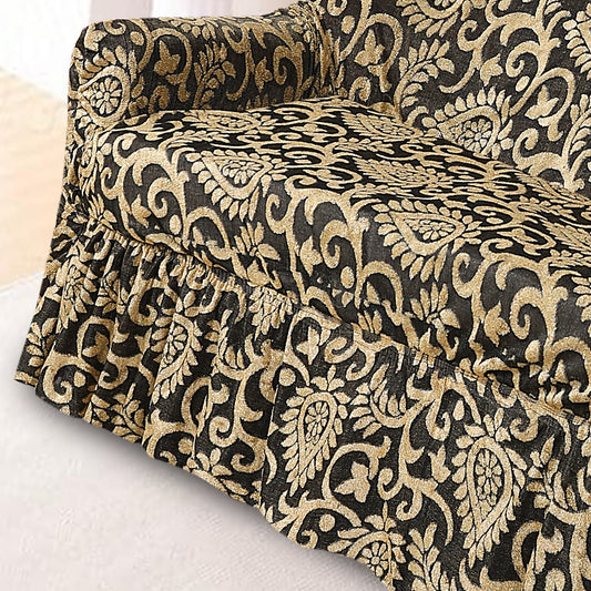 Luxury Embossed Jacquard Sofa Cover Skin