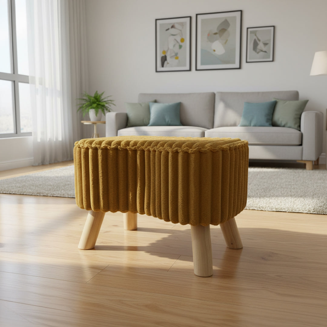 Wooden stool Single Seater Luxury Style