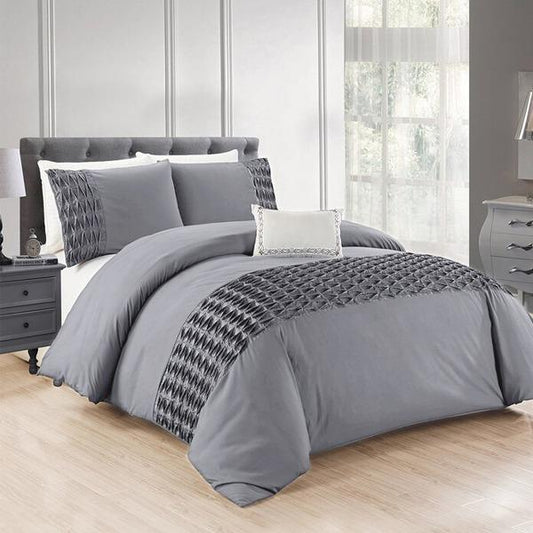 Luxury Twisted Pleated Duvet Set (096)