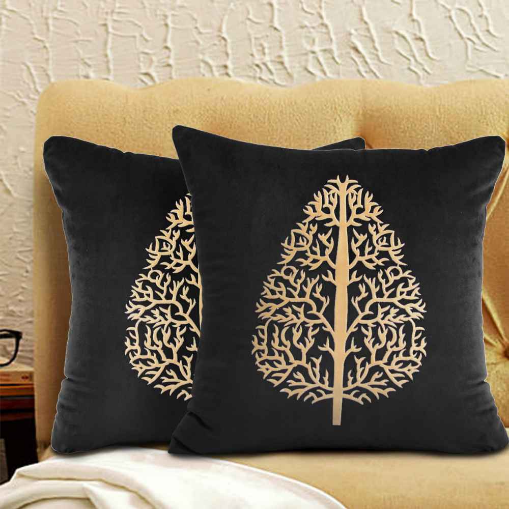 Pack of 2 Luxury Embroidered Cushion - 00116