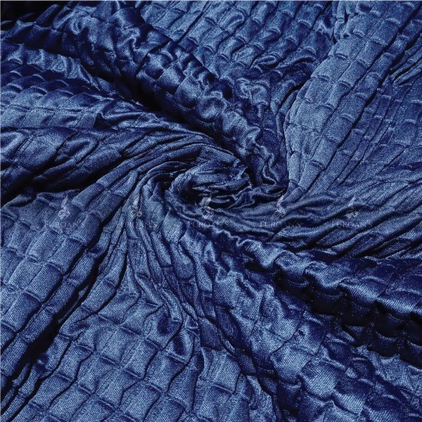 Turkish Style Bubble Sofa Cover Navy