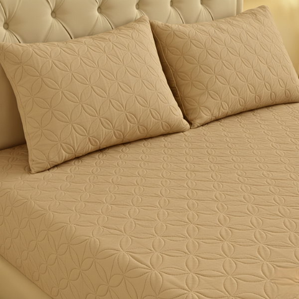 Ultrasonic Quilted Fitted Bedsheet Set Skin - King Size