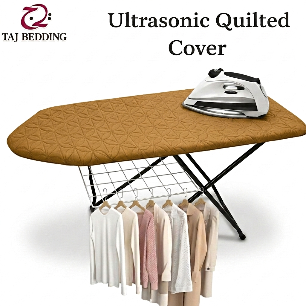 Ultrasonic Quilted Iron Board Cover Customized - Chikoo
