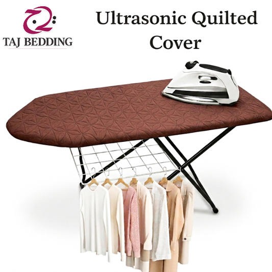 Ultrasonic Quilted Iron Board Cover Customized - Chocolate Brown
