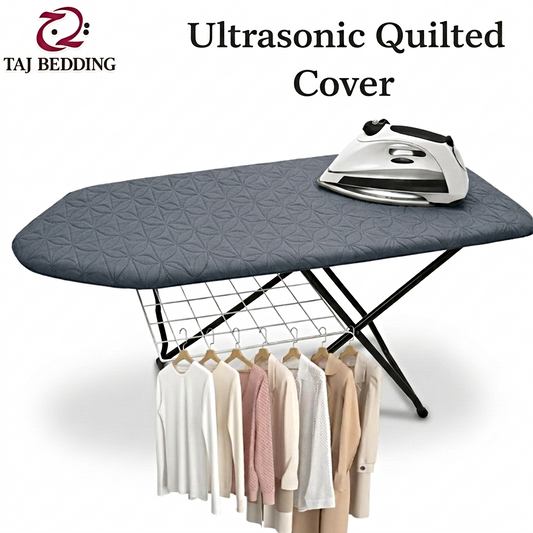 Ultrasonic Quilted Iron Board Cover Customized - Grey