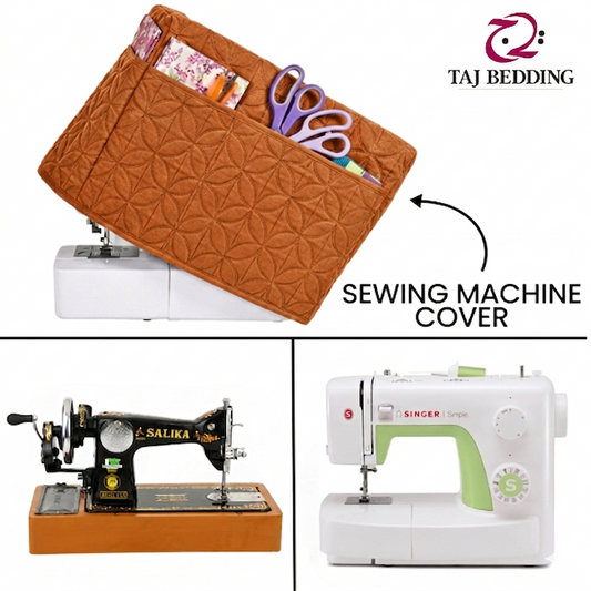 Ultrasonic Quilted Sewing Machine Cover Dust Proof - Copper