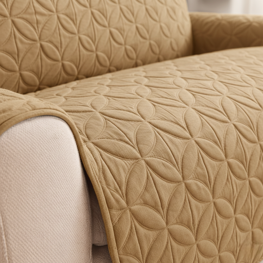 Waterproof Ultrasonic Quilted Sofa Cover Skin