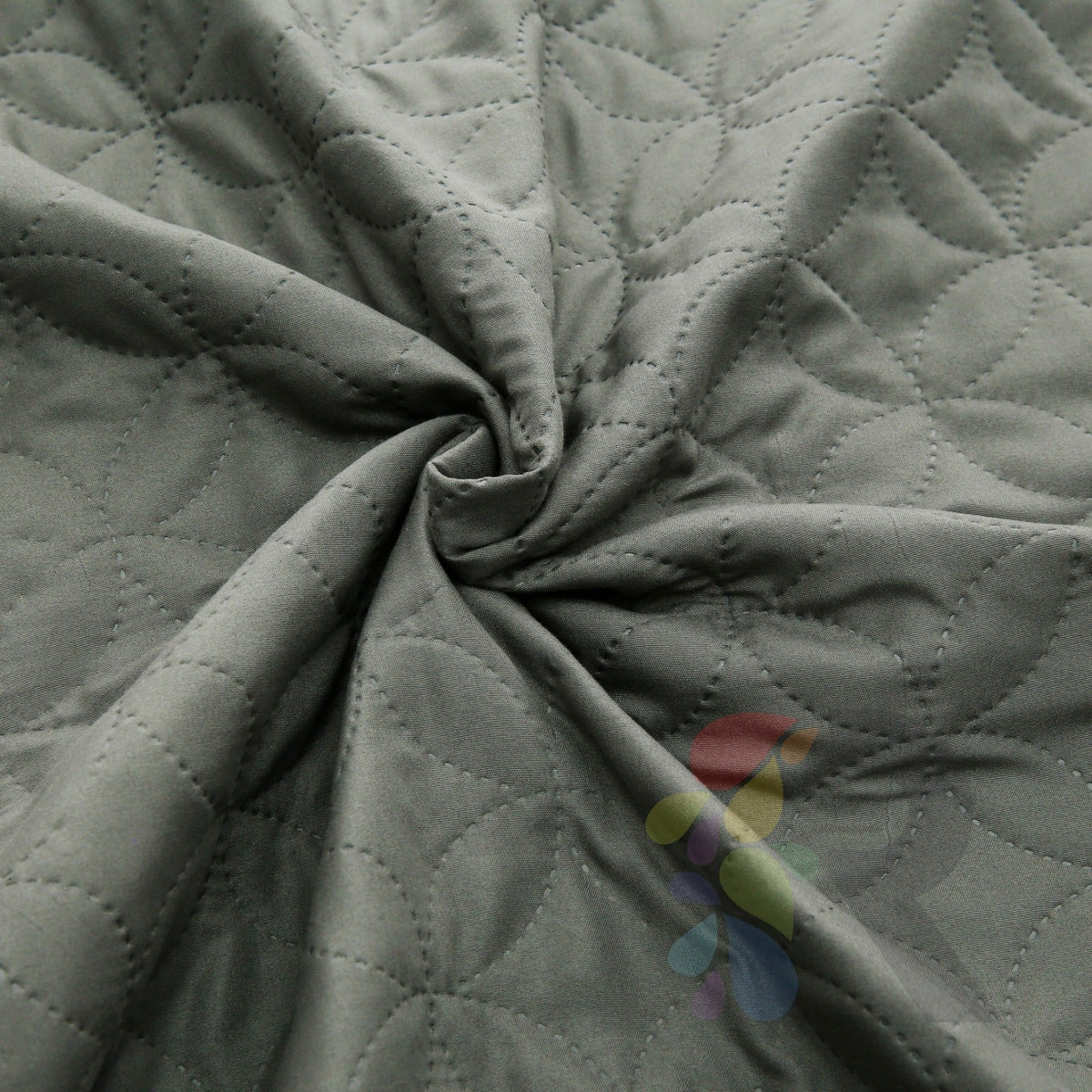 3 Pcs Ultrasonic Bedspread - Grey (002)