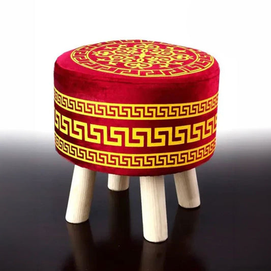 Wooden stool Versace Designed