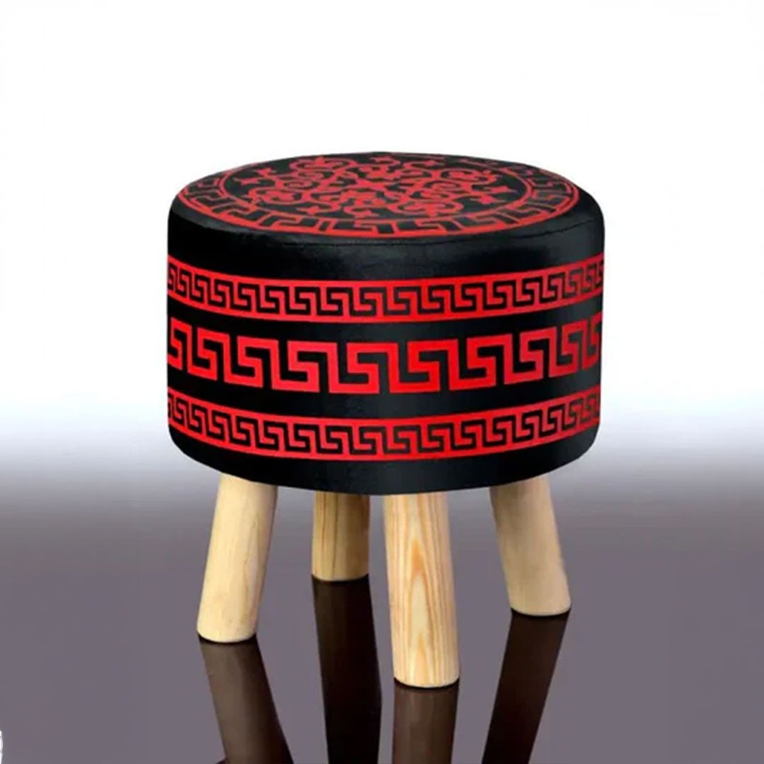 Wooden stool Versace Designed