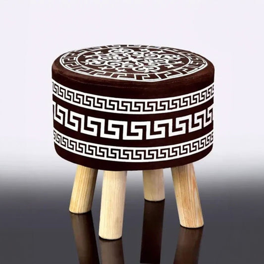 Wooden stool Versace Designed