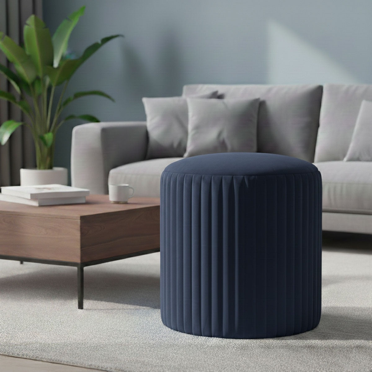Wooden stool Round Designed