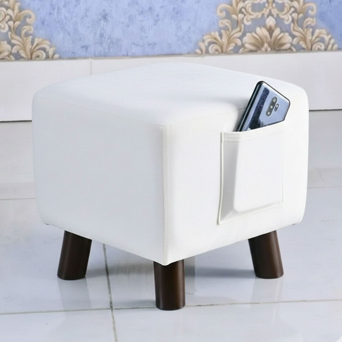 Wooden stool square shape Designed