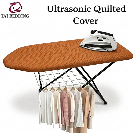 Zigzag Ultrasonic Quilted Iron Board Cover Customized - Copper