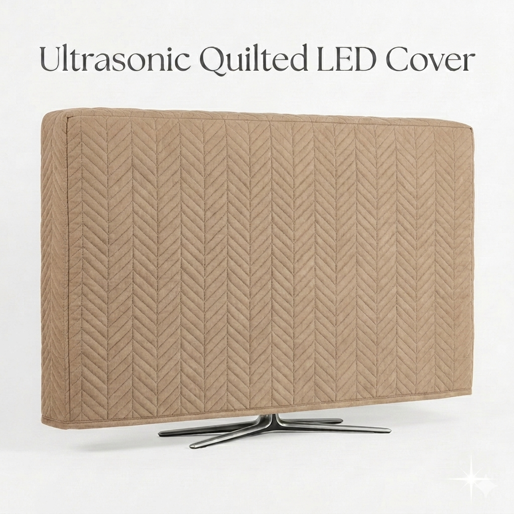 Zigzag Ultrasonic Quilted LED Cover Dust Proof - Skin