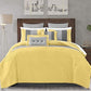 EMBELLISH HORIZONTAL PLEATS DUVET SET (071)
