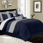 EMBELLISH HORIZONTAL PLEATS DUVET SET (064)