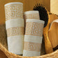 Versatile Jacquard Towel Cream