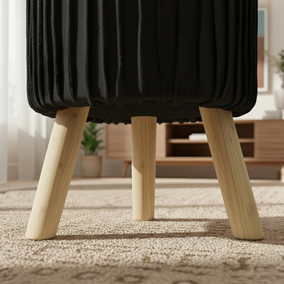 Wooden stool round shape Designed