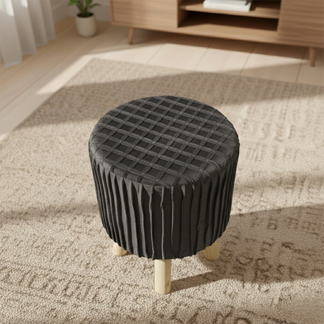 Wooden stool round shape Designed