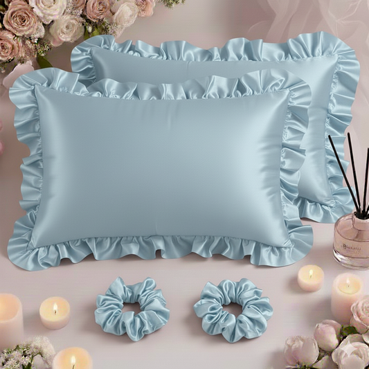(Pack of 2) Sham Silk Pillow