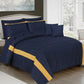 8 Pcs Embellish Duvet Set Luxury (059)