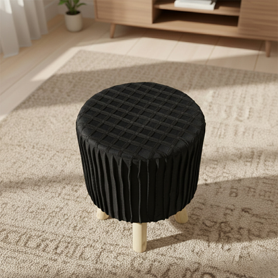 Wooden stool round shape Designed