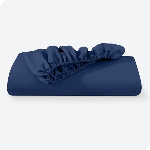 Lycra Jersey Fitted Mattress Cover - Blue