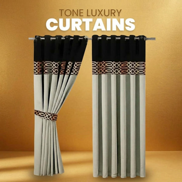 [Tow] Tone Luxury Curtains