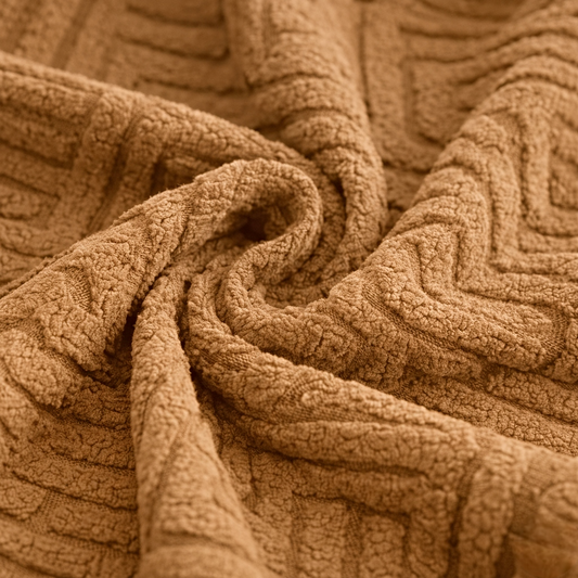 China Mazed Sofa Cover Rust