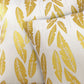 Metallic Feather Style Velvet Cushion Cover - Off White