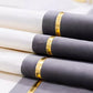 7 Pieces Velvet Table Runner Grey White