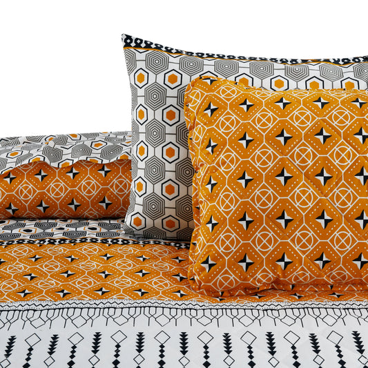 6 Pcs Quilted Comforter Set Design RG-C-52
