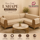 L Shape Ultrasonic Quilted Sofa Covers Skin