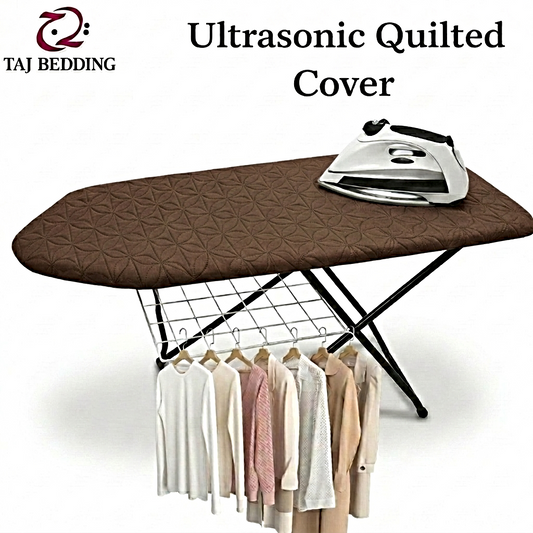 Ultrasonic Quilted Iron Board Cover Customized - Coffee
