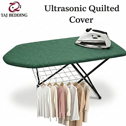 Ultrasonic Quilted Iron Board Cover Customized - Green