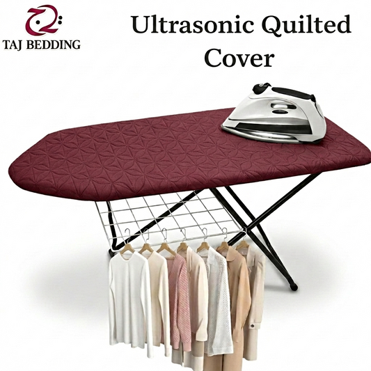 Ultrasonic Quilted Iron Board Cover Customized - Maroon