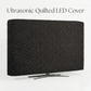 Ultrasonic Quilted LED Cover Dust Proof - Black