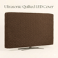 Ultrasonic Quilted LED Cover Dust Proof - Chocolate Brown
