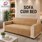 Ultrasonic Quilted Sofa Cum Bed Covers Skin