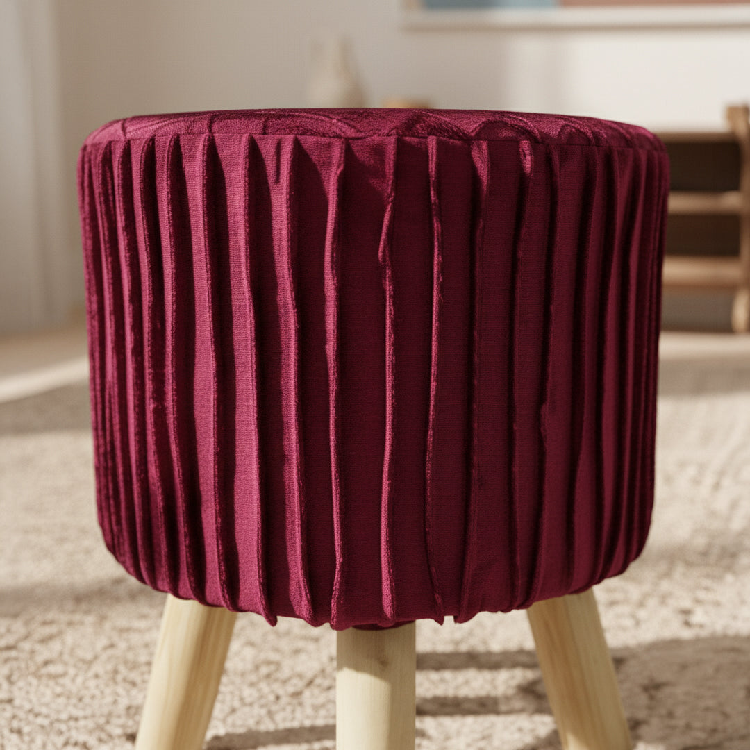 Wooden stool round shape Designed
