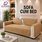 Waterproof Ultrasonic Quilted Sofa Cum Bed Cover Skin
