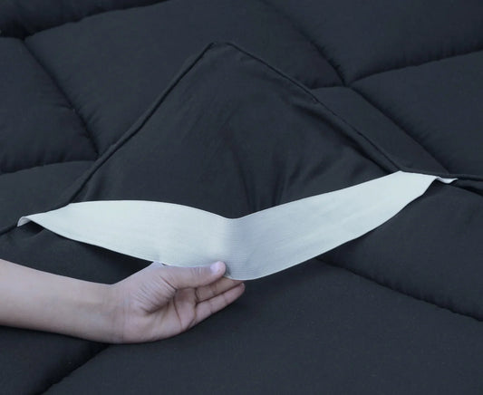 Mattress Topper Cozy & Snug - Black