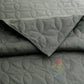3 Pcs Ultrasonic Bedspread - Grey (002)
