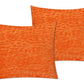 Zigzag Fur Cushion Cover Orange