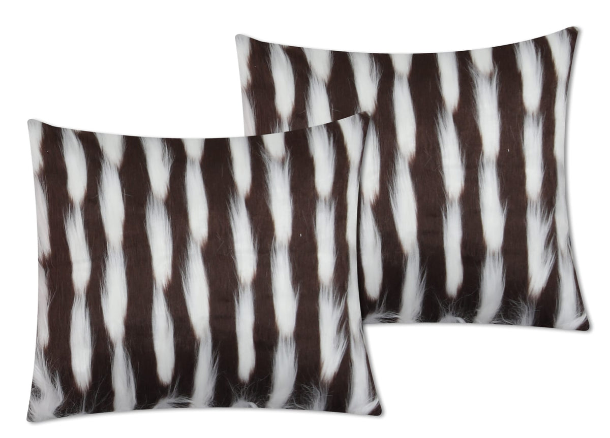 Bird Feather Cushion Cover Brown