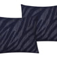 Zebra Cushion Cover Navy Blue