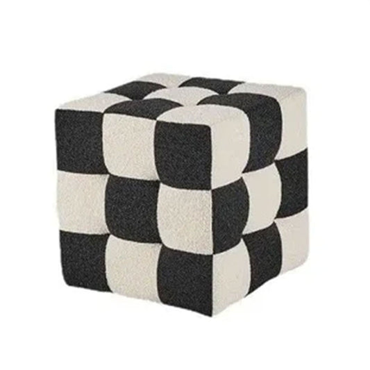 Wooden stool Chess Designed