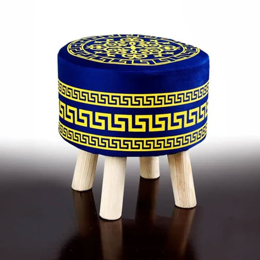 Wooden stool Versace Designed