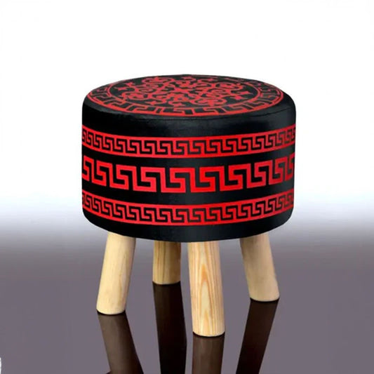 Wooden stool Versace Designed